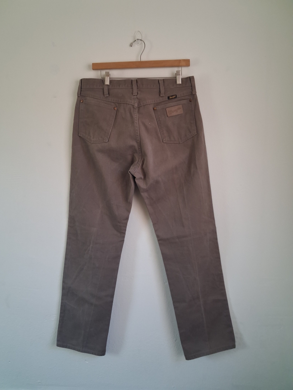 Vintage Wangler Jeans Mens 36x 34 Brown Cowboy 13MWZCP